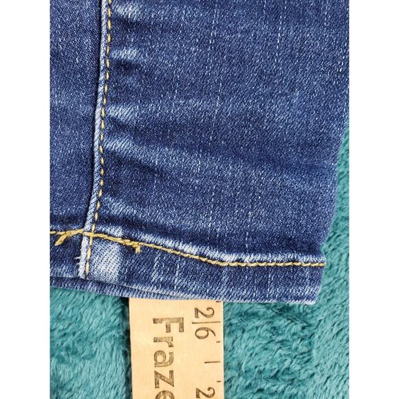 Mossimo Jeans Size 00 Womens Blue Stretch Denim Pants Ladies Mid Rise Jegging - Picture 7 of 11
